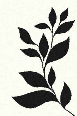 Прямоугольный ковер PLATINUM T647 NATURAL-BLACK