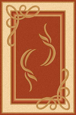 Прямоугольный ковер KAMEA carving A704 TERRA