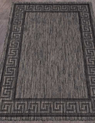 Ковёр VEGAS-S002-D-GRAY-BLACK-STAN