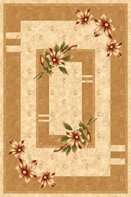 Прямоугольный ковер KAMEA carving D048 BEIGE