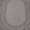 Ковёр VEGAS-S002-GRAY-OVAL