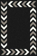 Прямоугольный ковер PLATINUM T638 BLACK