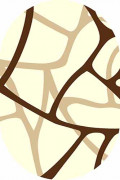 Овальный ковер VISION DELUXE carving V808 L.CREAM