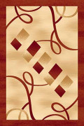 Прямоугольный ковер KAMEA carving D054 RED