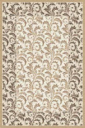 Прямоугольный ковер VALENCIA DELUXE D327 CREAM-BROWN