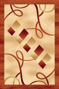 Прямоугольный ковер KAMEA carving D054 TERRA