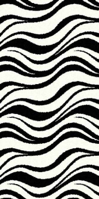 Ковровая дорожка COMFORT SHAGGY S609 BONE-BLACK