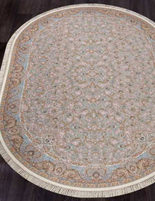 Иранский ковер FARSI-1200-G205-LIGHT-CREAM-OVAL