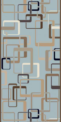 Ковровая VALENCIA DELUXE D254 L.BLUE-BROWN