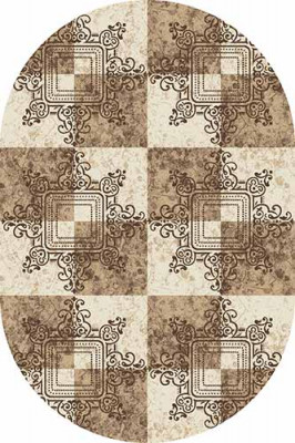 Овальный ковер VALENCIA DELUXE D304 CREAM-BROWN