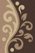 Прямоугольный ковер PLATINUM T621 D.BEIGE-BROWN