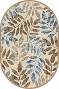 Овальный ковер VALENCIA DELUXE D307 CREAM-BROWN