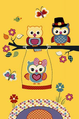 Прямоугольный ковер CRYSTAL 2740 YELLOW