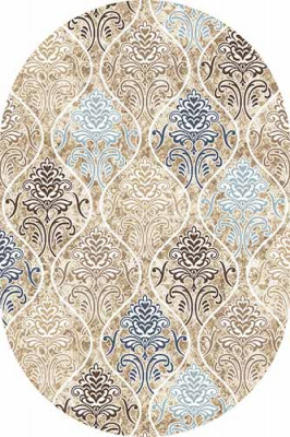 Овальный ковер VALENCIA DELUXE D310 CREAM-BROWN