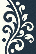 Прямоугольный ковер PLATINUM T621 NAVY-NATURAL